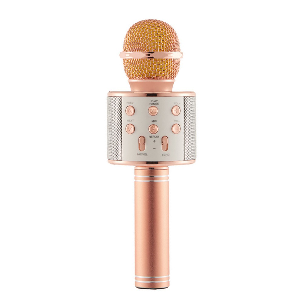 MIC KARAOKE BLUETOOTH WIRELESS PORTABLE WS858 / WS 858 - HAND-27