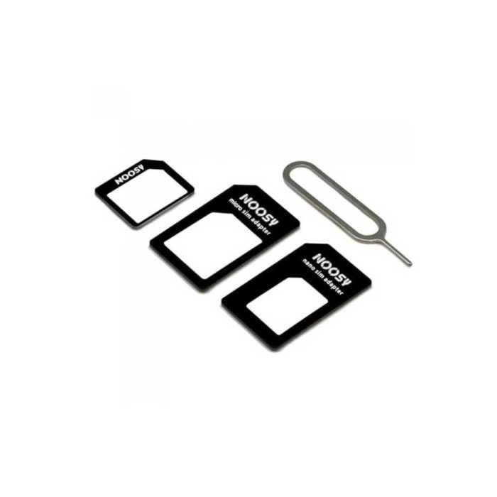 Sim Card Adapter Set  / Adapter Kartu sim Nano / Nano Sim Adapter Paket Noosy Sim Adapter -SC