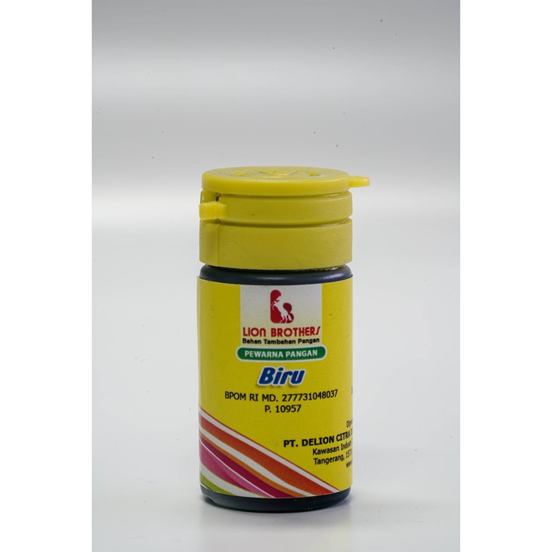 

Pewarna makanan minuman Biru Lion Brothers 15 CC