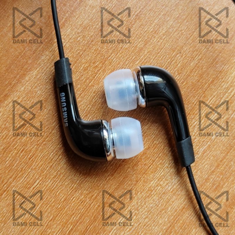 Headset Earphone Samsung a70 Black Original Super NGEBASS