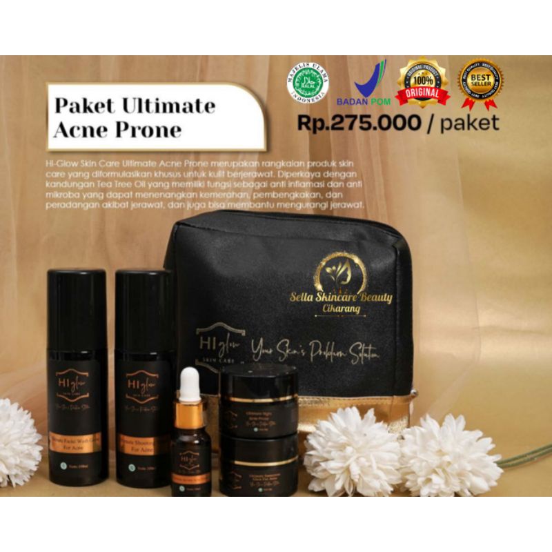 HI GLOW SKINCARE Paket Acne Prone