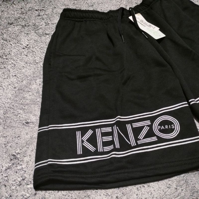 SHORT PANTS / CELANA PENDEK PRIA K3NZO TIGER HITAM KENZOAUTHENTIC FULLTAG &amp; LEBEL