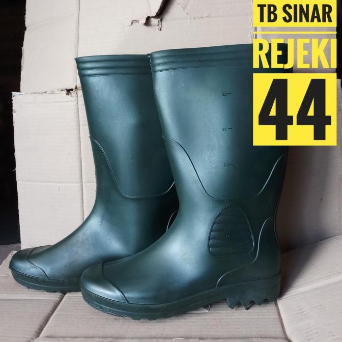 Sale Sepatu Boots Karet Pria Wanita Ukuran 42 Warna Hijau Tua - Paling Dicari