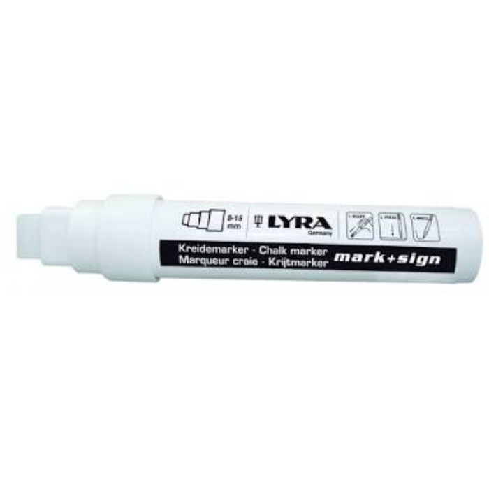 

Chalk Marker sign and mark white Large LYRA