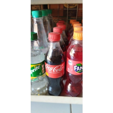 

Coca cola sprite fanta 390ml botol sedang