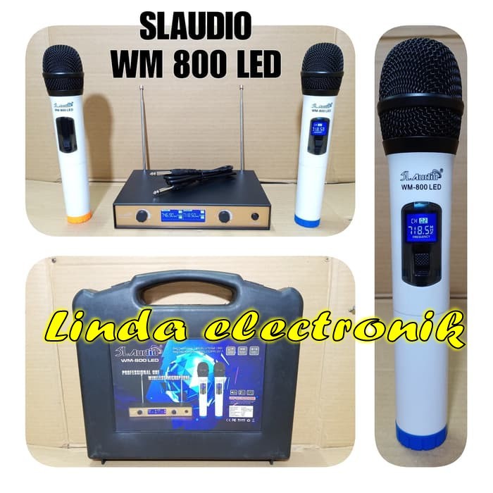mic wireless SL AUDIO WM 800 LED PROFESIONAL HANDLE WM800