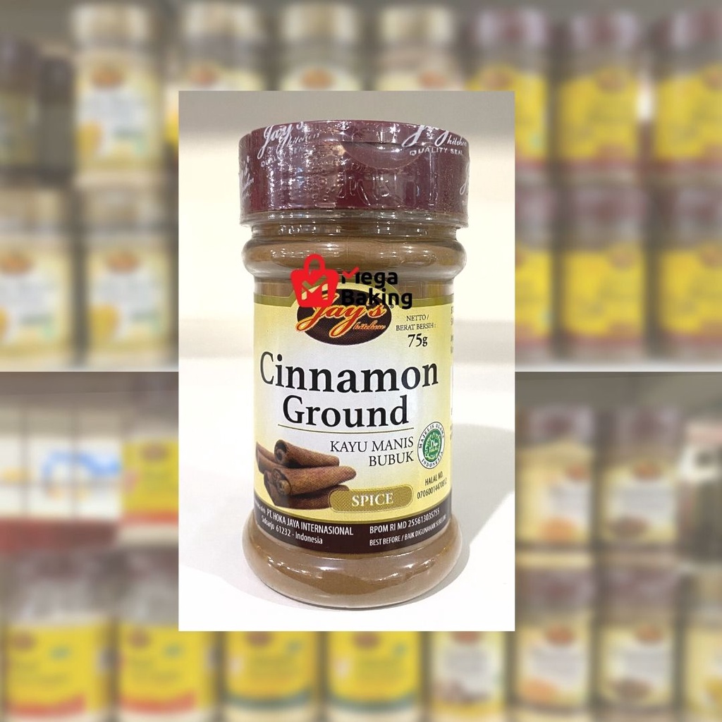 

JAYS CINNAMON GROUND 75gr/KAYU MANIS BUBUK