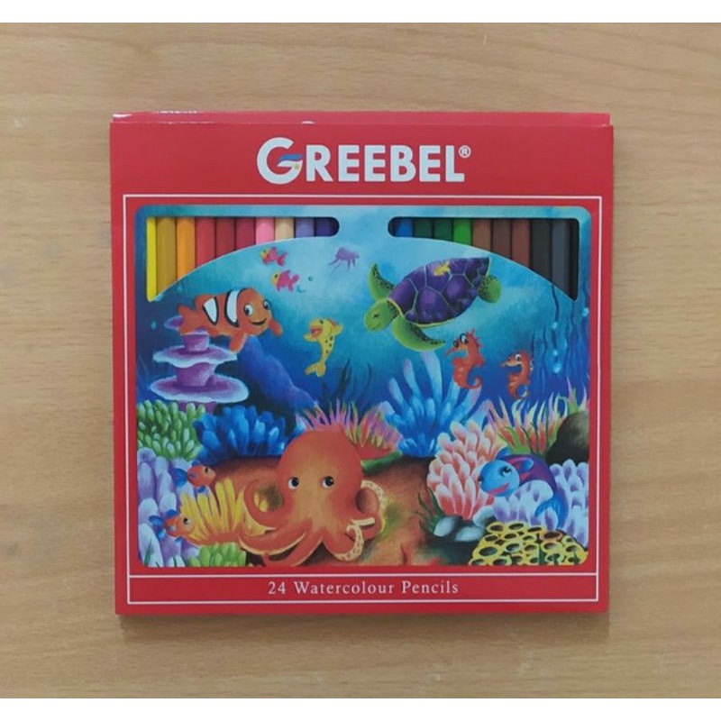

Greebel Pensil Warna Color Pencil WaterColour 24 Warna 8024