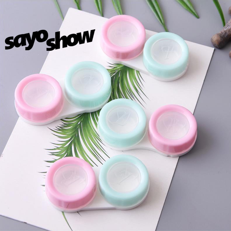 SAYOSHOW - Softlens Case 4 In 1 | Tempat Softlens Warna Pastel |