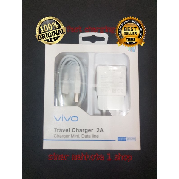 Charger VIVO Original 100% Fast Charging 9V-2A / Charger VIVO V11 V9 V7 V5max.