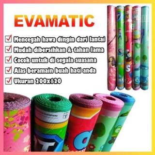 Tikar MULTIMATS Sunmat Printing Motif Random Tanpa Di Lipat Ukuran 120 x 200 cm