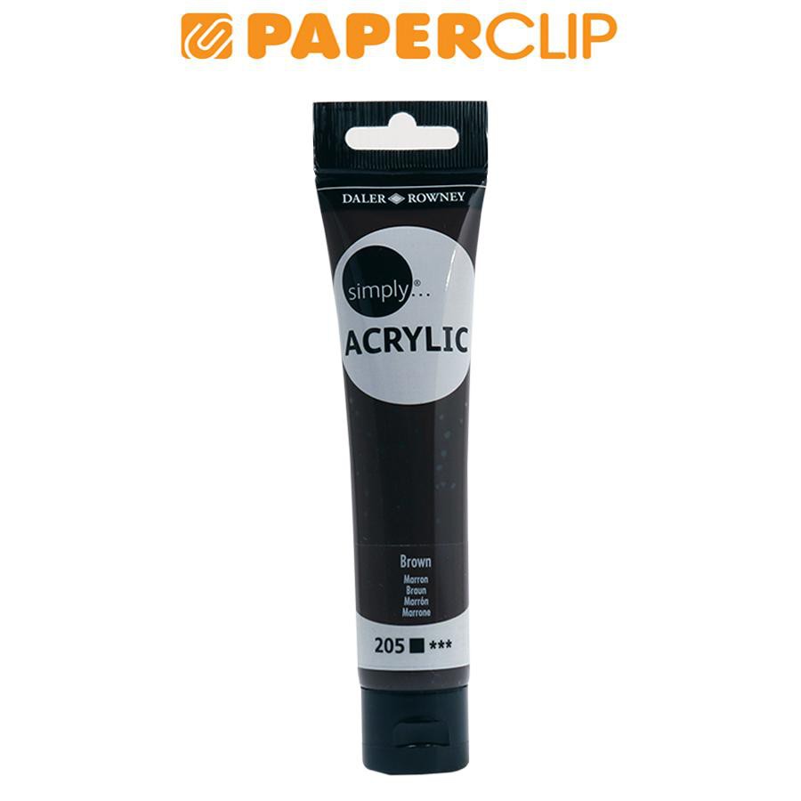 

ACRYLIC COLOR SIMPLY 75ML SL BROWN