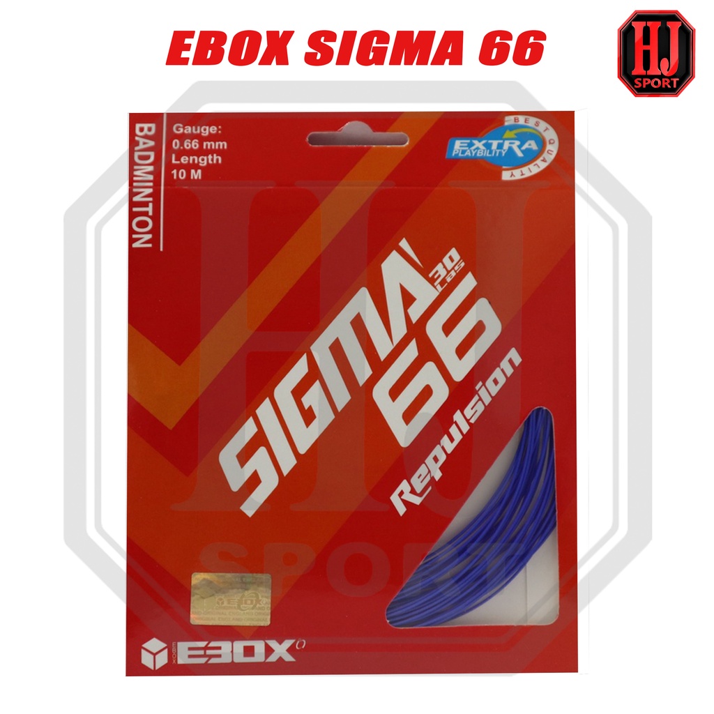 Senar Raket Badminton Ebox Sigma 66
