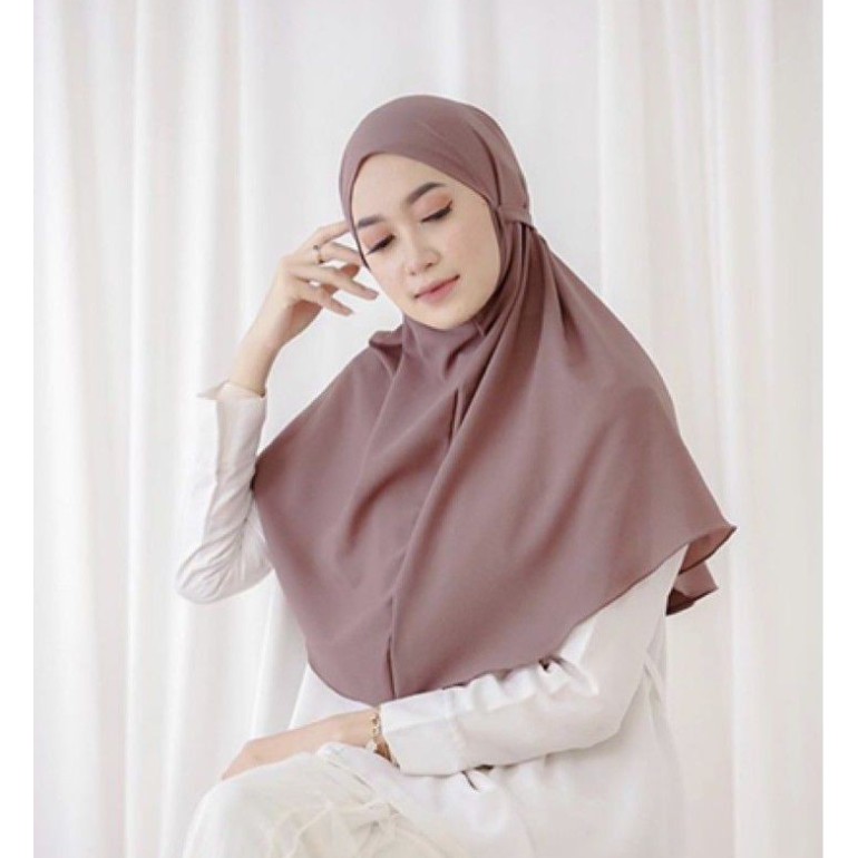 Jilbab Wolfis Maryam Satu Layer Aisyah