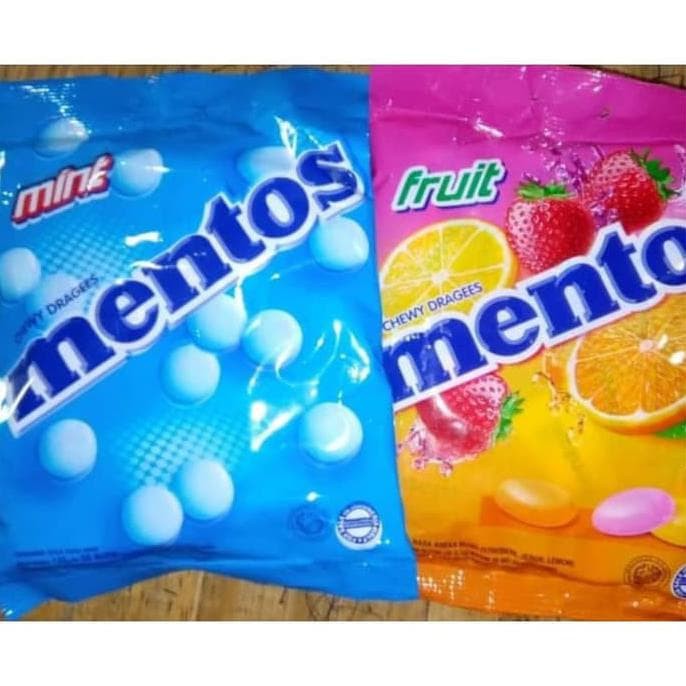 

Mentos Mint & Buah 135gr isi 50 butir