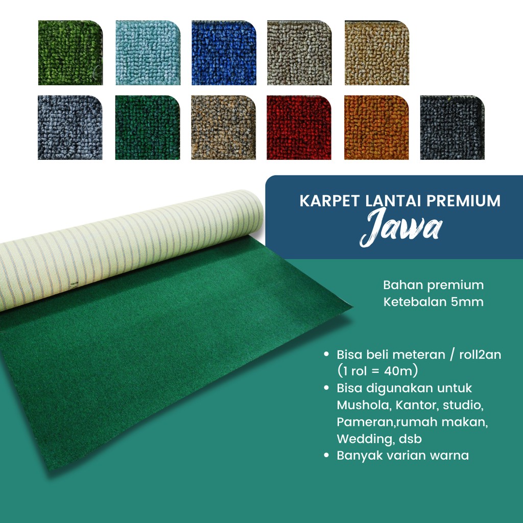 Alas Lantai Karpet Rumah Masjid Mushola Studio Merk Jawa