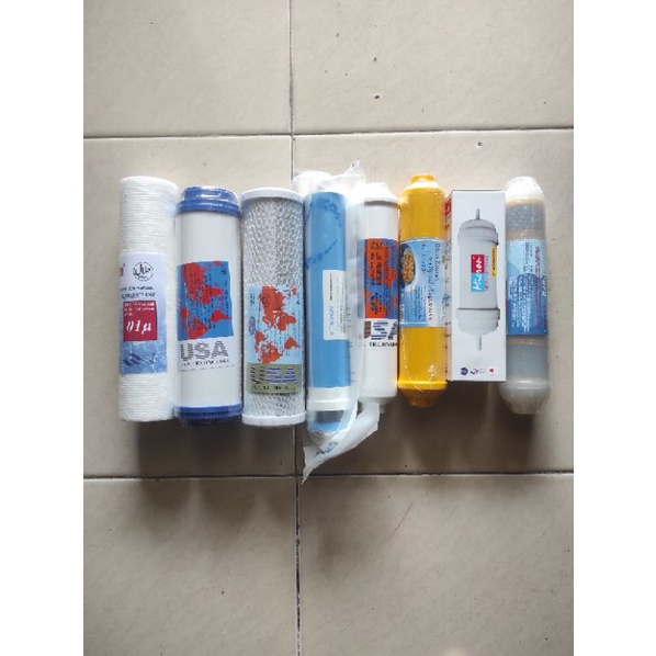 paket Filter RO 100gpd 8step (Membran Vontron 100gpd) Filter Reverse Osmosis step 1 - Step 8 liat fo