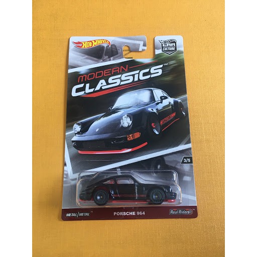 HOT WHEELS HOTWHEELS PORSCHE 964 HITAM SPECIAL CARD MODERN CLASSIC MAINAN ANAK DIECAST LANGKA PROMO