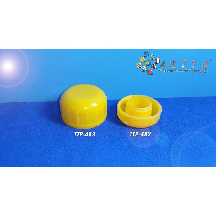 Ttp482. Tutup Botol Plastik Sumbat Kecap Plastik Kuning