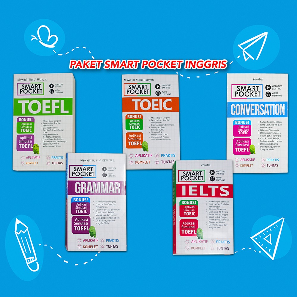 Paket Buku Smart Pocket Toefl Paket Buku Smart Pocket Toefl
