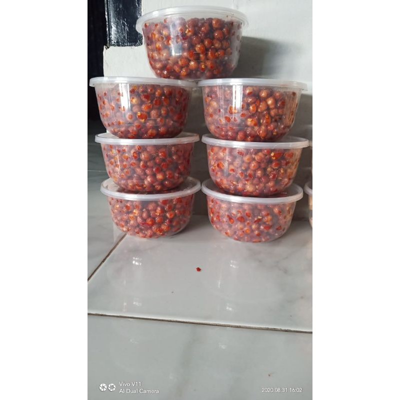 

Komak Besambel 250 grm ukuran cup 450 ekstra pedas makanan khas lombok