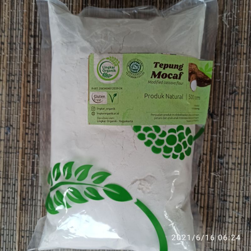 Tepung Mocaf Lingkar Organik Kemasan 500 gram - Gluten Free