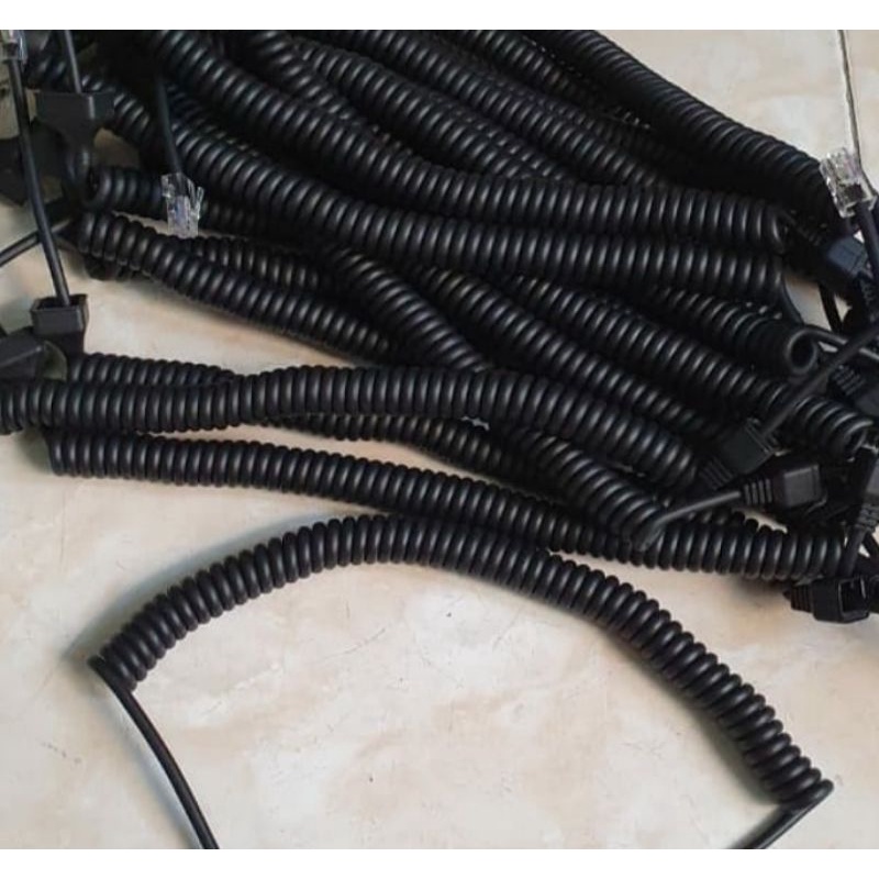 Kabel spiral mic radio rig kenwood Tm 281 Tm 271