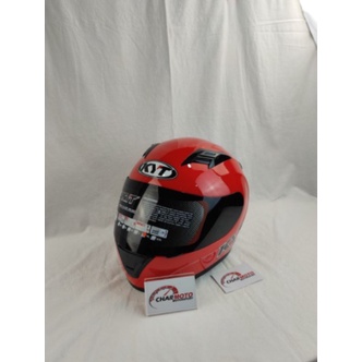 Helm KYT R10 Original Red / Helm KYT R10 Merah - Motorace20