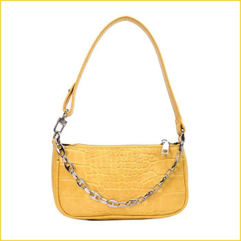 Tas Bahu Fashion Import ( Shoulder-Bag ) Zara Croco Shoulder Bag . Kode : B66065