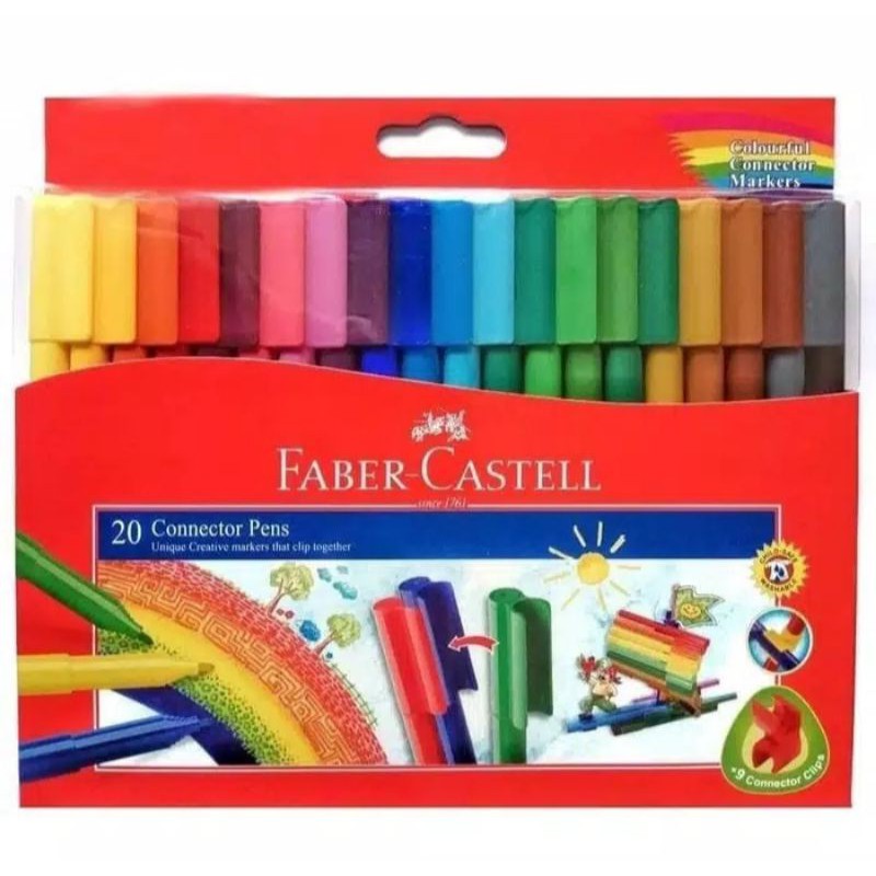 

Faber Castell Connector Pen 20 Warna Spidol Warna Faber
