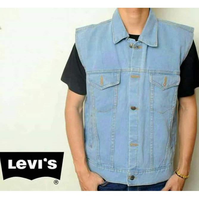 Dbxe Jaket Rompi Jeans Levis Blueblack / Jaket Jeans Levis Pakaianpriamurah - Navy Yqn7