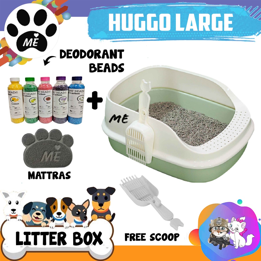 Cat Litter Box &quot;HUGGO LARGE&quot; Tempat Pasir Kucing