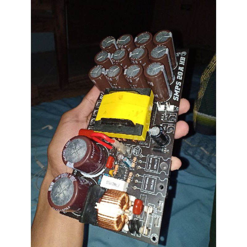 smps HB 20A adjust 62v 73v dan 90v ct bekas tanpa mosfet