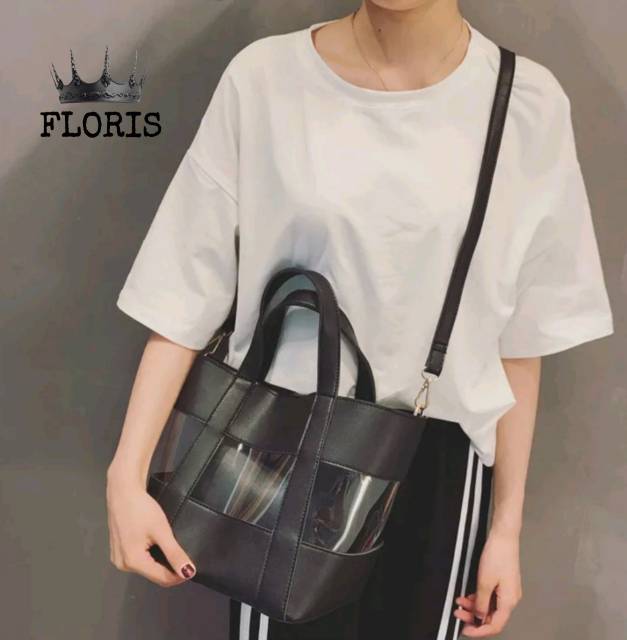 Fashion mika floris ember / handbag wanita