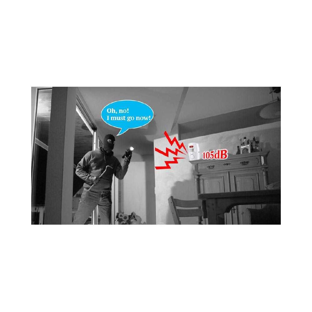 

DG744 EMASTIFF Alarm Anti Maling Infrared PIR Sensor Gerak 2 Remote - YL105