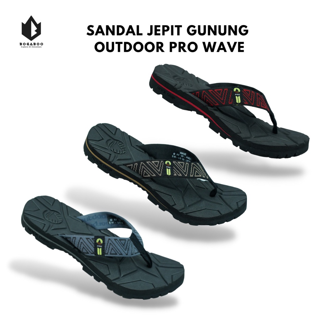 [ COD ] Sendal Outdoor - Sandal Outdoor - Sandal Gunung Pria - Sandal Jepit Gunung Outdoor Pro Wave