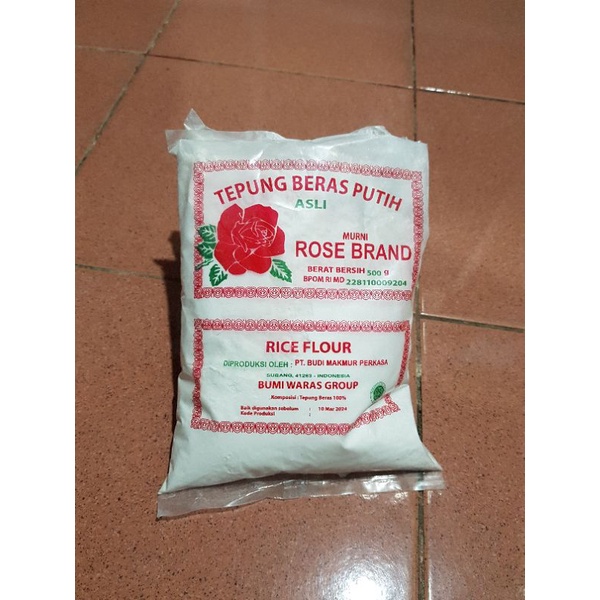 

tepung beras rose brand 500 g