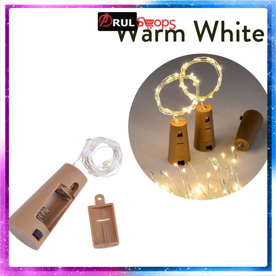 ERANPO Lampu Hias Dekorasi 20 LED 2 Meter Warm White - RP0494