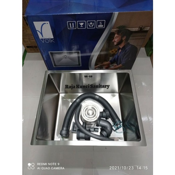 Kitchen Sink VOLK 5040/Bak Cuci Piring UNDERMOUNT Stainless Stell/Kitchen Sink Undermount VOLK WHM5040