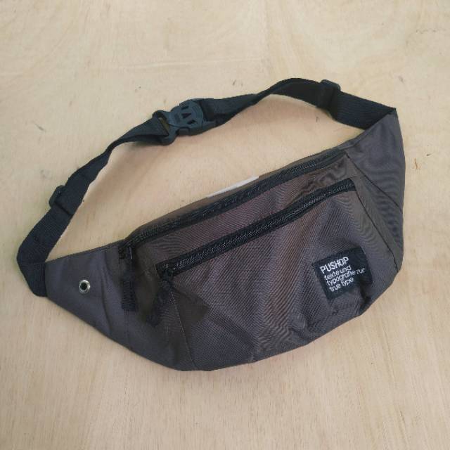 Tas Waistbag oval Tas Selempang Pria &amp; Wanita