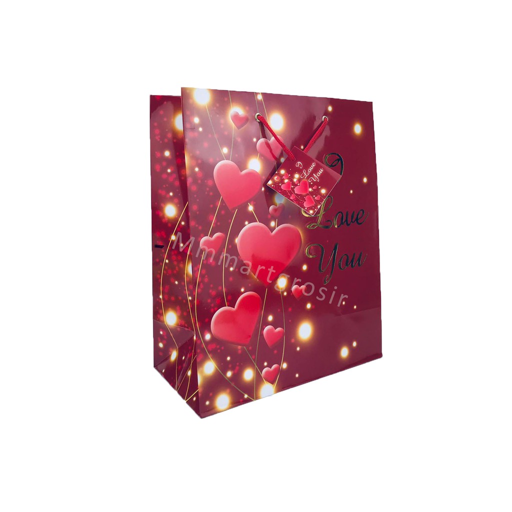 Kiky / Paper Bag C / Tas Tali Motif / 330x265x135mm