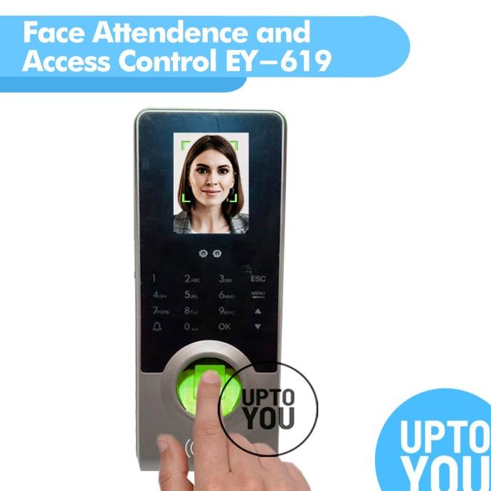 Mesin Absensi Wajah dan Sidik Jari - Face Attendance Finger Print stock ada