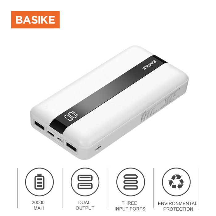 HANDPHONE & TABLET POWER BANK STB17 BASIKE 20000MAH POWERBANK KELUARAN
