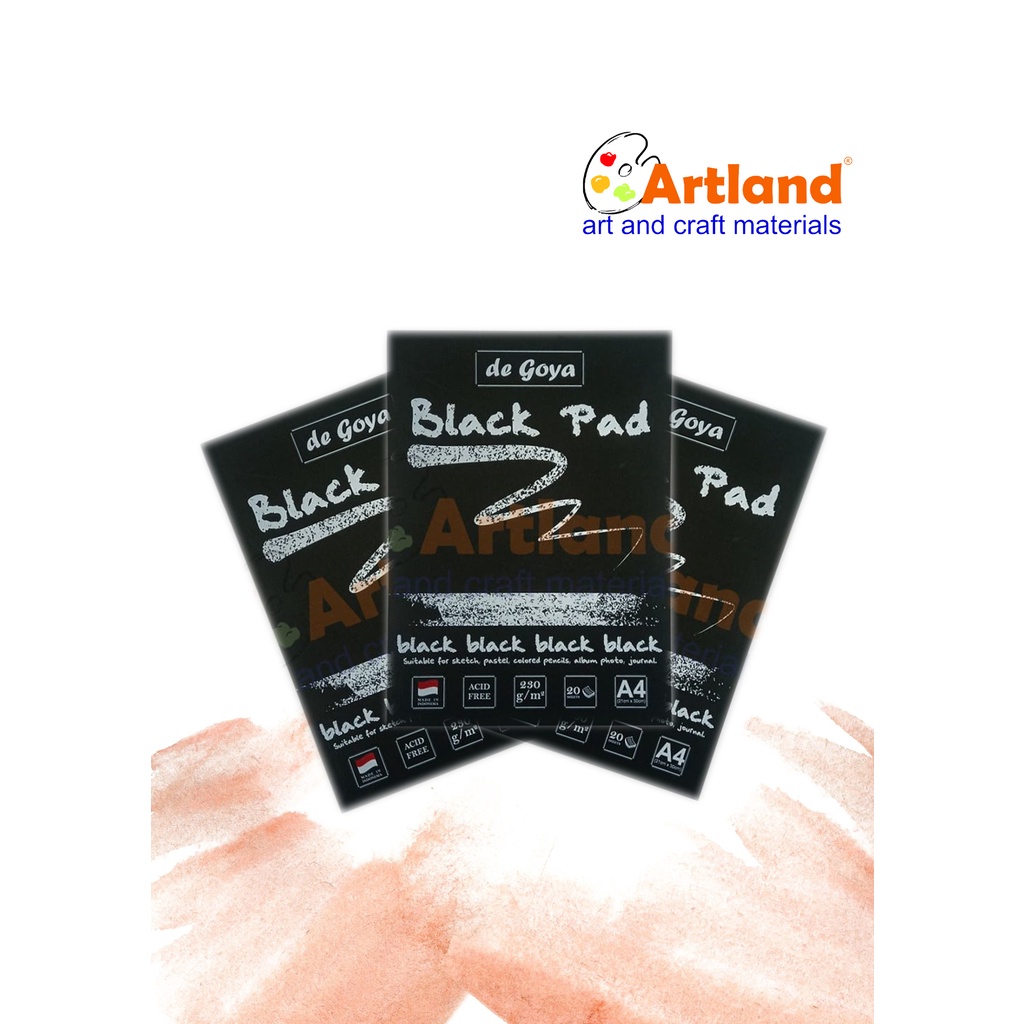 

De Goya Black Pad A4 230gr