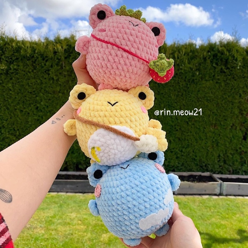 Keroppi Amigurumi Jumbo | Frog Amigurumi | Amigurumi Kodok | Boneka Kodok | Boneka rajut keroppi luc