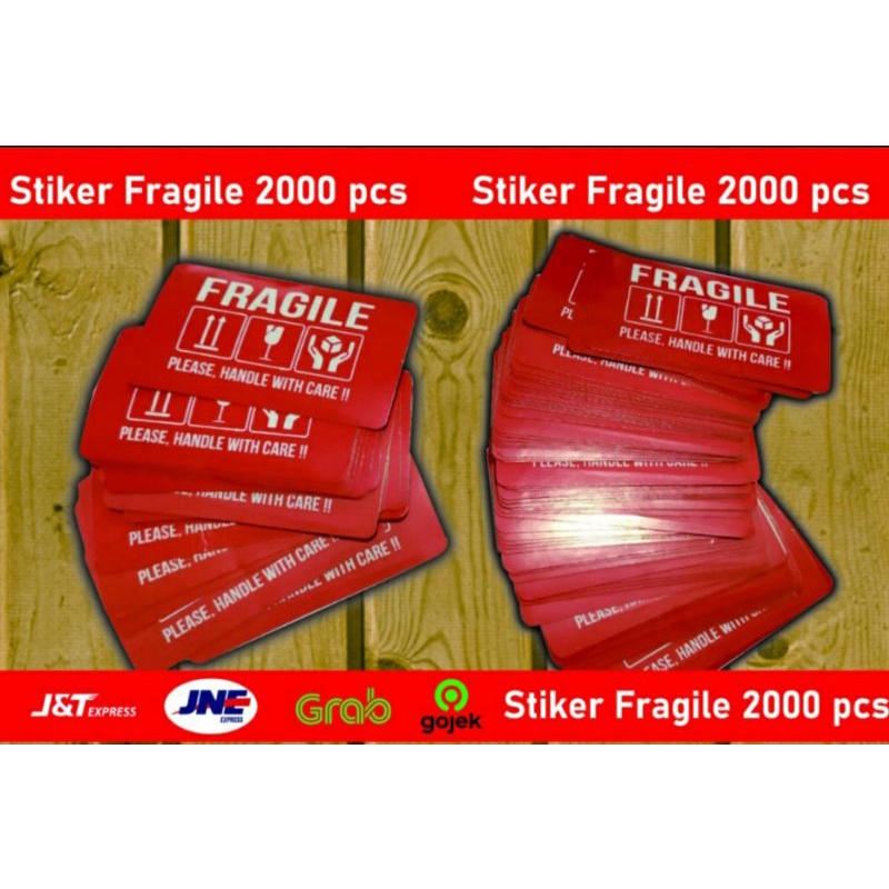 

Stiker fragile murah