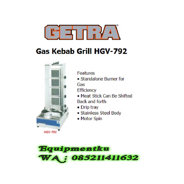 GETRA Gas Kebab Grill HGV-792