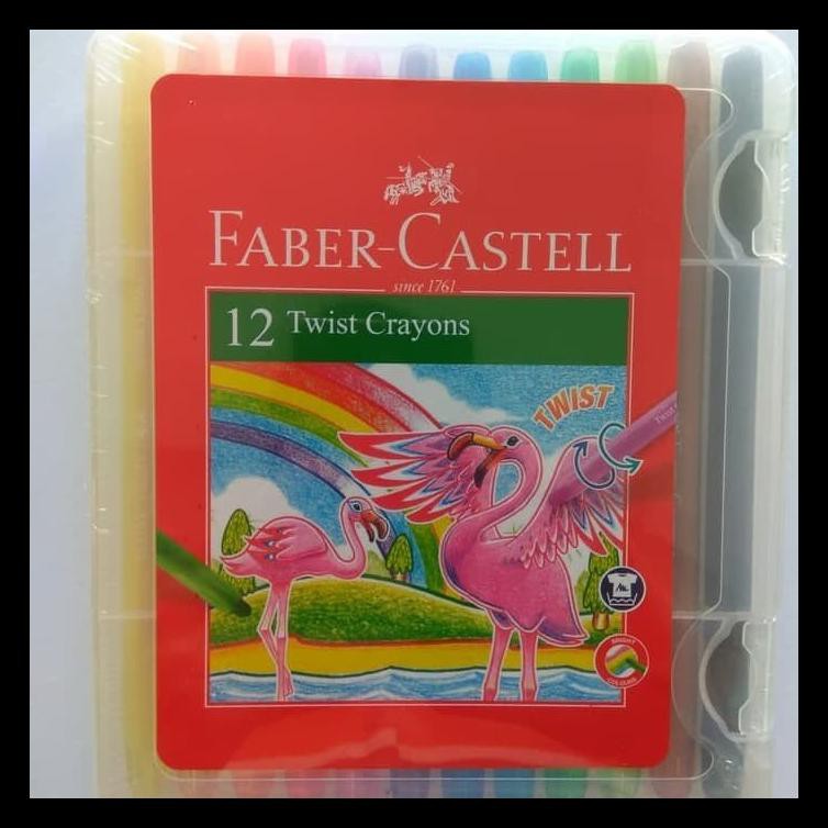 

Twist Crayon Faber Castell 12 Colour/Crayon Putar Terbaik