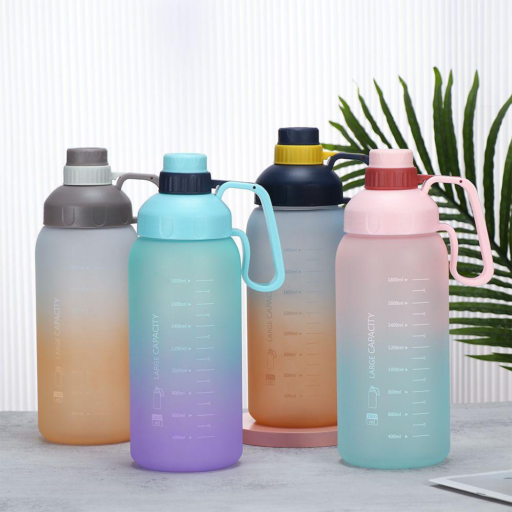 Botol Air SOLIGHTER Penanda Waktu Kapasitas Tinggi 1800ml Water Jugs