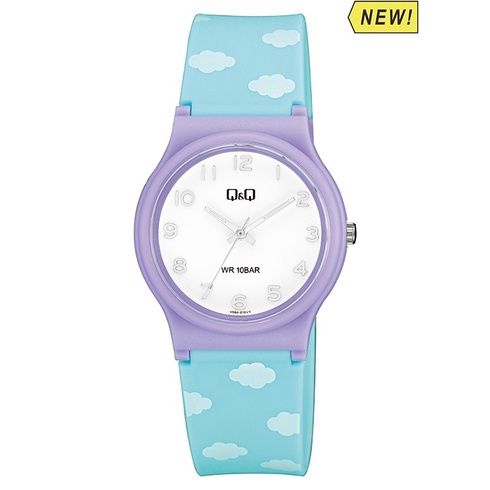 Q&amp;Q QnQ QQ Original Jam Tangan Wanita Motif Analog Rubber - V06 V06A Water Resist 10 BAR